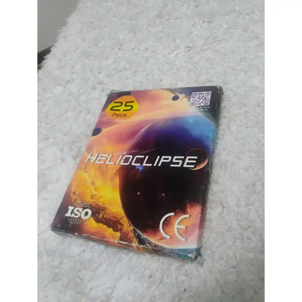 Helioclipse 25 Pack Solar Eclipse Glasses 2024 - Trusted for Direct Solar